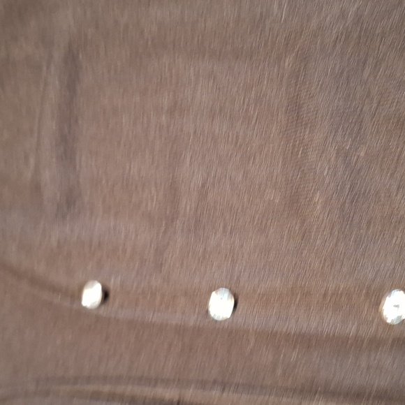 Classic Black Button-Up Cardigan With Rhinestone Buttons - Picture 2 of 4